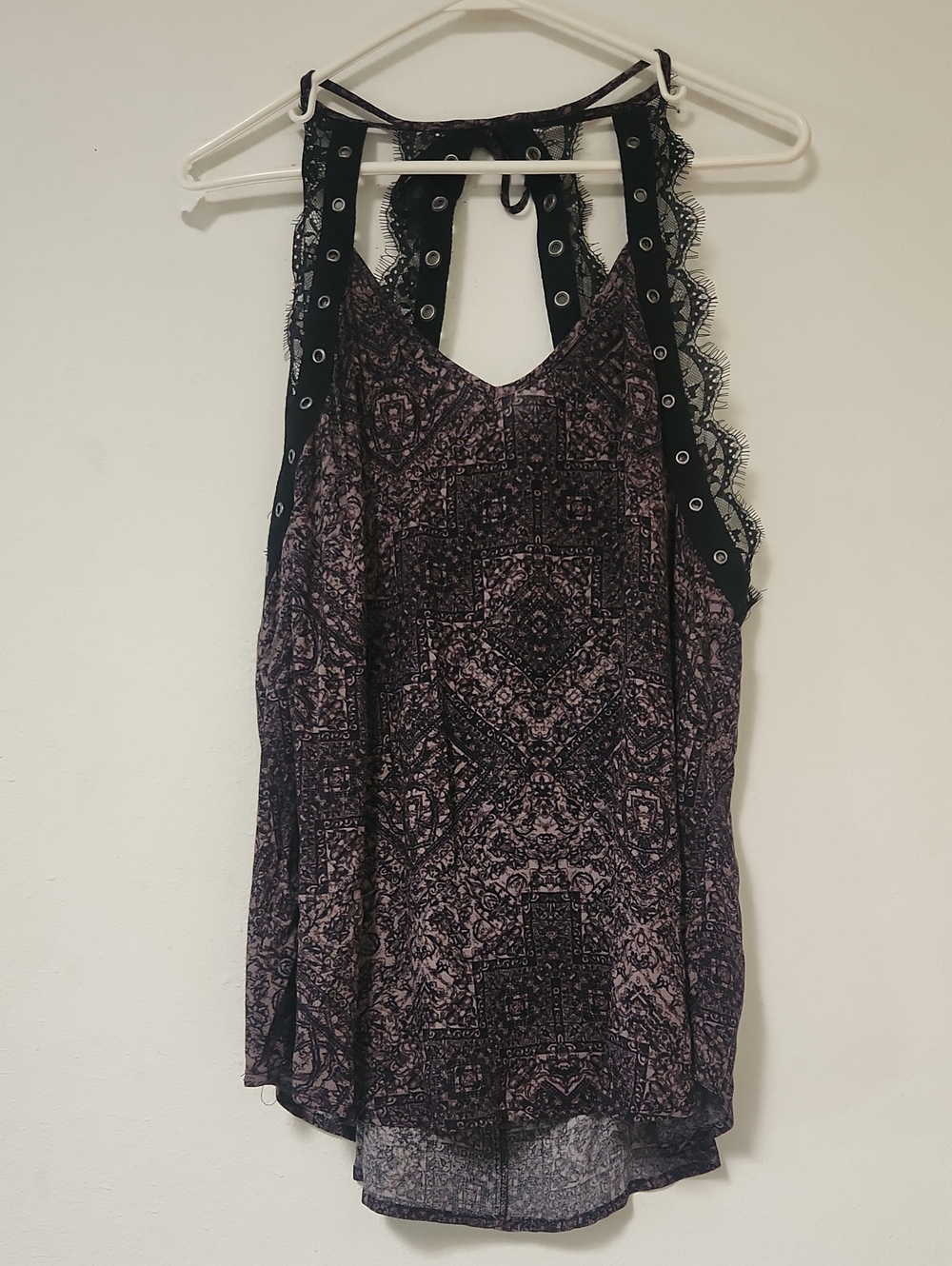 Rock & Republic Purple Halter Top